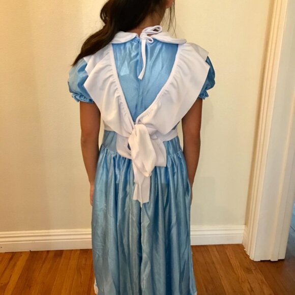 California Costumes Girls Size Large Alice in Wonderland Costume Dress and Apron - Picture 4 of 4